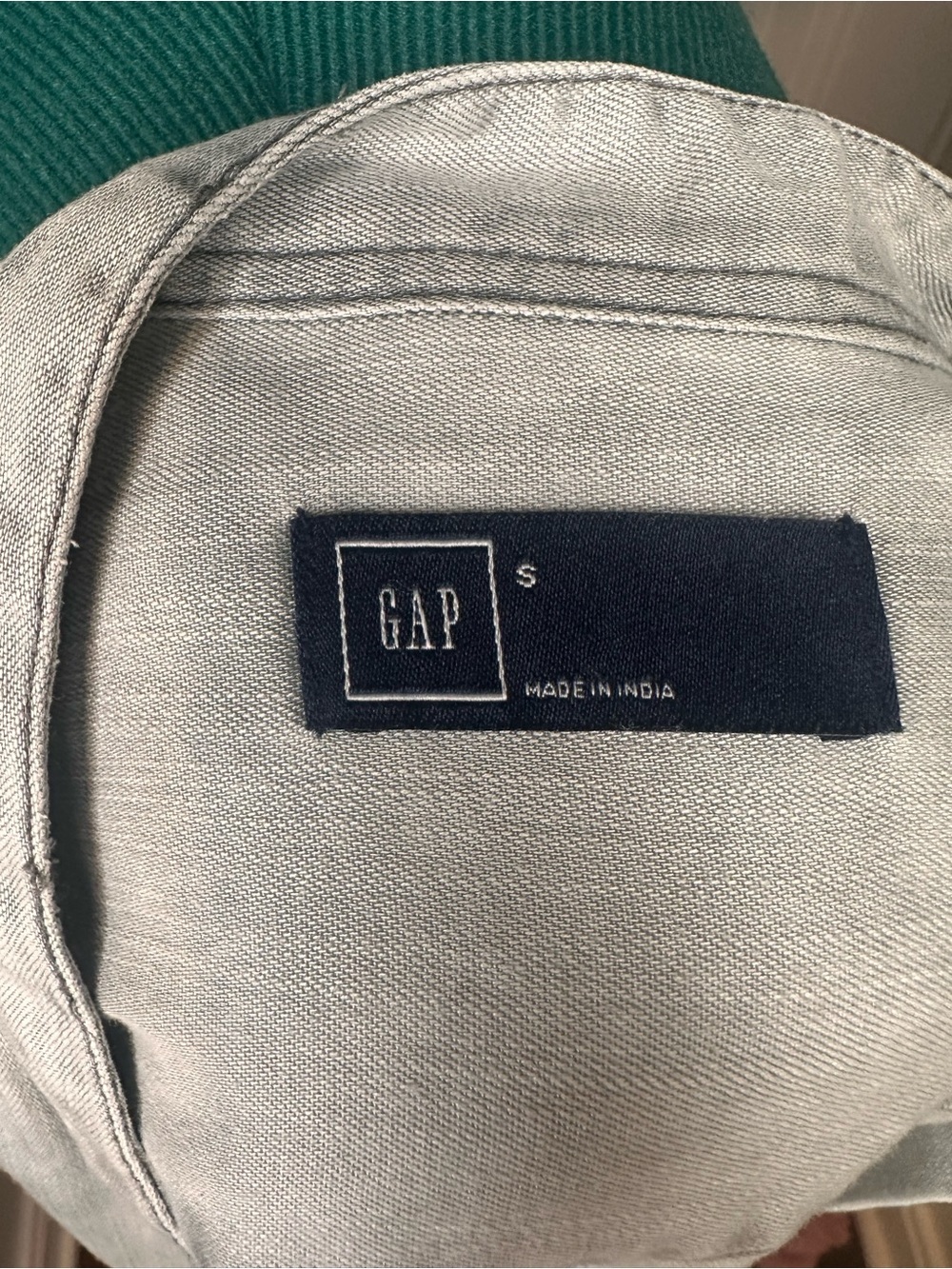 GAP Light black “Denim” (tencel) tunic Shirt - Picture 8 of 9